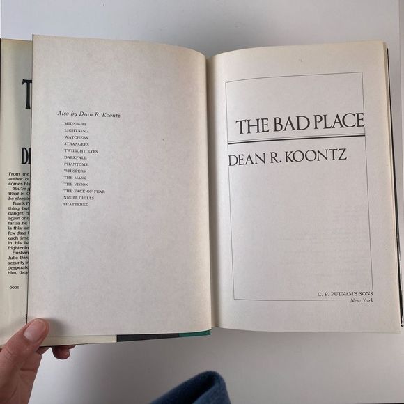 2/$30 - The Bad Place by Dean R. Koontz - Picture 8 of 14